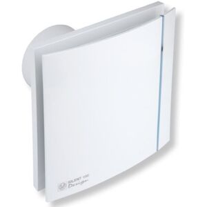 Thermex Silent 100 Design Chrz Ventilator Med Hygrostat & Timer Ø100 Mm, Hvid