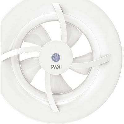 Pax Brisa Badventilator, Fugtstyring, Timer, Ø100 Mm, Hvid Pax Brisa Badventilator, Fugtstyring, Timer, Ø100 Mm, Hvid
