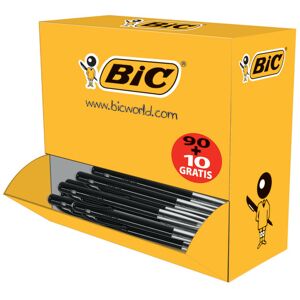 Bic M10 Clic Kuglepen, Sort, 90 Stk.