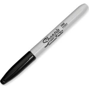 Sharpie Permanent Marker, Fine, 1,0 Mm Spids, Sort Sharpie Permanent Marker, Fine, 1,0 Mm Spids, Sort