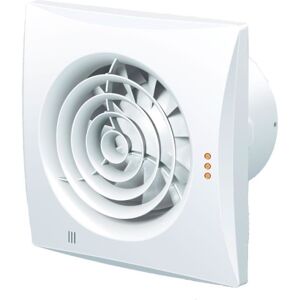 Duka Pro 35th Badrumsventilator Med Fugtstyring Og Timer Ø150 Mm I Hvid