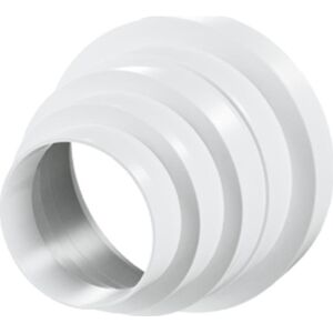 Duka Adapter Til Runde Ventilationsrør, Ø80/100/120/125/150 Mm Duka Adapter Til Runde Ventilationsrør, Ø80/100/120/125/150 Mm