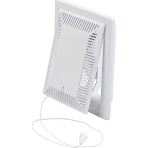 Vink Type 112 PVC Klapventil - Hvid - 100x150 mm - Konstant Grundventilation Vink Type 112 PVC Klapventil - Hvid - 100x150 mm - Konstant Grundventilation