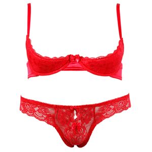 Cotelli Collection Cottelli Bra Set Red M