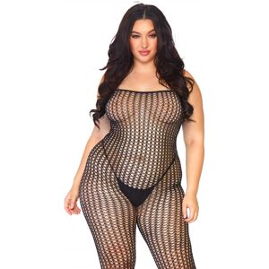 Leg Avenue Seamless Crochet Bodystocking Plus