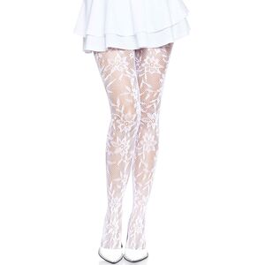 Leg Avenue Seamless Floral Lace Tights