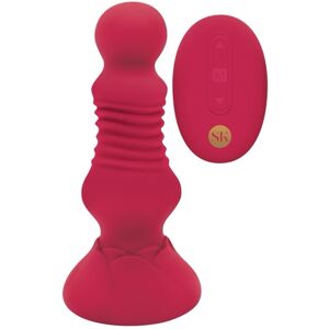 Secret Kisses Thrusting Rosebud Buttplug