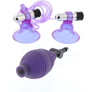 Seven Creations Hi-Beam Vibrating Nipple Pumps Lavender