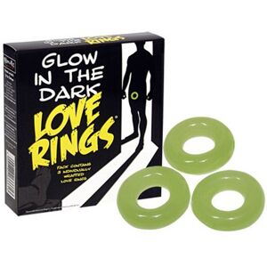 Spencer & Fleetwood Glow In The Dark Love Rings