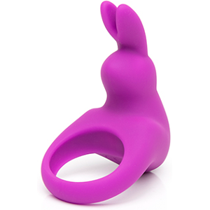 Happy Rabbit - Rechargeable Vibrating Rabbit Cock Ring Purple