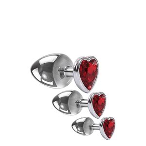 Adam and Eve A&E Three Hearts Gem Anal Plug Set