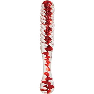 Adam and Eve A&E Eves Sweetheart Swirl Glass Dildo