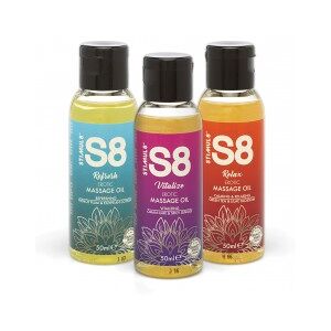 Stimul8 S8 Massage Oil Box 3x 50ml