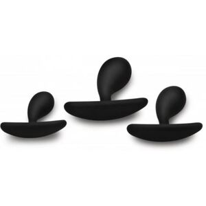 Master Series Dark Droplets Curved Anal Trainer - Set Of 3