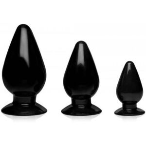 Master Series Triple Cones Anal Plug Set Of 3