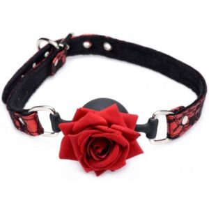 Master Series Eye-Catching Ball Gag With Rose