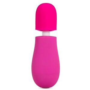 Rose - Petite Wand Vibrator With Attachments - Pink