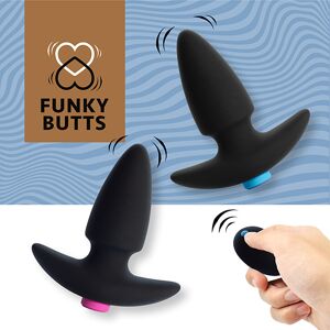 FeelzToys FunkyButts Remote Controlled Butt Plug Set