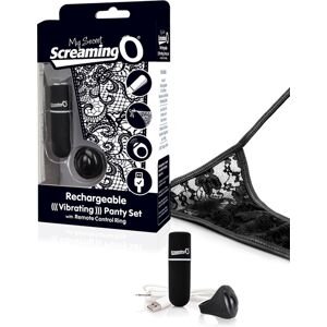 The Screaming O - Charged Remote Control Panty Vibe Black