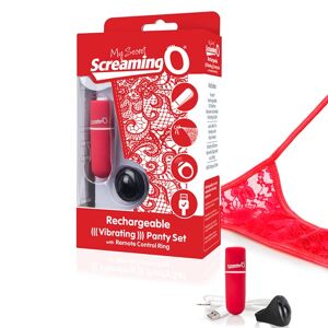 The Screaming O - Charged Remote Control Panty Vibe Röd