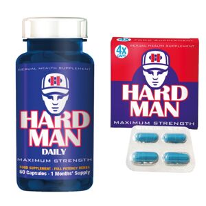 Gold Max Erektionshjälp Paket 7 - Hard Man + Hard Man Daily  - spara 18%