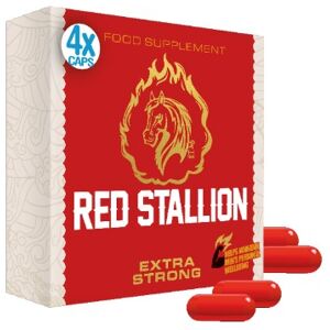 Gold Max Red Stallion Extra Strong - 4 kaps -Erektionshjälp