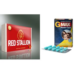 Gold Max Erektionshjälp Paket 6 -  Red Stallion + GMax - spara 12%