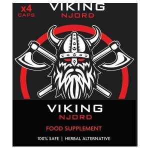 Pleasuredome Viking Njord 4 kapslar-Sterk ereksjon