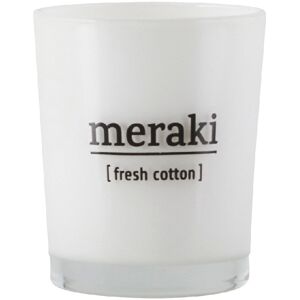 Meraki Scented Candle 5,5 x 6,7 cm - Fresh Cotton