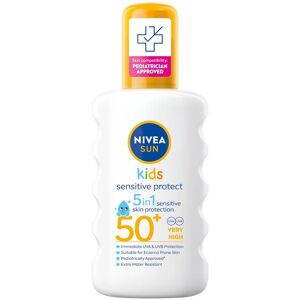 Nivea Sun Kids Sensitive Protect 5-In-1 Spray SPF 50+ - 200 ml