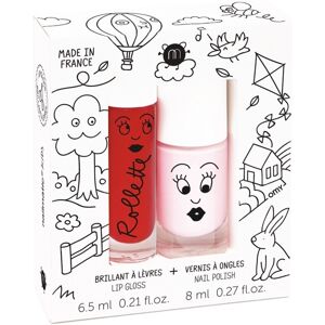 Nailmatic Kids Lip Gloss And Nail Polish Set - Kids Cottage