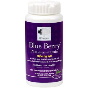 New Nordic Blue Berry Plus Øjenvitamin 240 Pieces