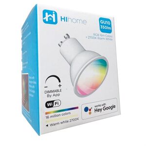 Hi Home Hihome Smart LED WiFi GU10 RGB 16M farver + Varm hvid 2700K - Smart-home > Smart belysning - Hi Home - Spotshop
