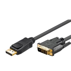 Gunnar Goobay DisplayPort > DVI-D 1.2 3m Black Kabel