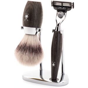 Mühle barbersæt med Mach3 Skraber, Børste og Holder, Kosmo, Moseeg