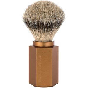 Mühle x Mark Braun Silvertip Badger Barberkost, 21 mm, Hexagon, Aluminium Bronze