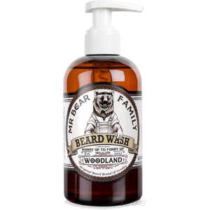 Mr. Bear Skægshampoo, Beard Wash, Woodland, 250 ml.