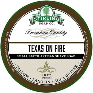 Stirling Soap Company Stirling Soap Co. Barbersæbe, Texas on Fire, 170 ml.