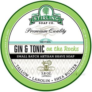 Stirling Soap Company Stirling Soap Co. Barbersæbe, Gin & Tonic on the Rocks, 170 ml.