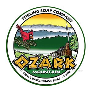 Stirling Soap Company Stirling Soap Co. Barbersæbe, Ozark Mountain, 170 ml.