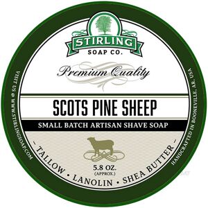 Stirling Soap Company Stirling Soap Co. Barbersæbe, Scots Pine Sheep, 170 ml.