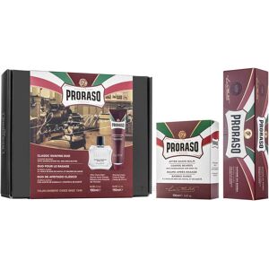 Proraso Gaveæske, Duo Pack, Barbercreme & Aftershave Balm, Nourishing