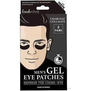 Look at me Men's Under Eye Patch Gel, Charcoal, 5 par