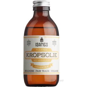 Isangs Plejende Kropsolie, Cedertræ, 200 ml.