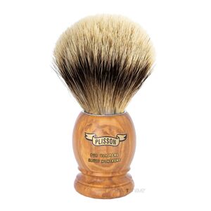 Plisson 1808 Plisson Barberkost, High Mountain White Badger & Oliventræ, Original, Str. 12