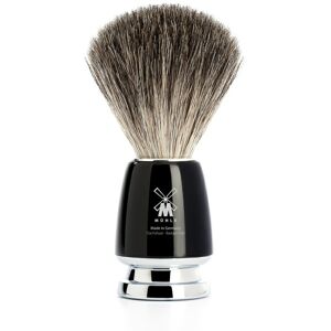 Mühle Pure Badger Barberkost, 21 mm, Rytmo, Sort Kunstharpiks