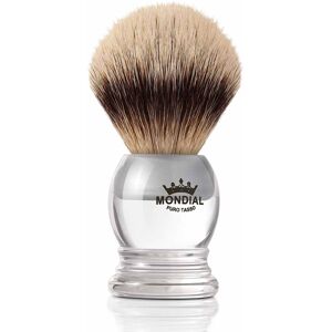 Mondial Shaving Mondial Silvertip Badger Barberkost, Crystal, 22 mm, Plexiglas