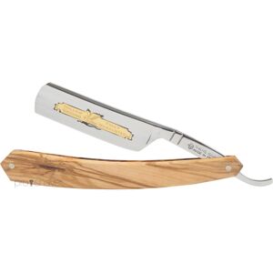 Thiers-Issard Straight Razor, 6/8 Round Nose, Eagle, Oliventræ