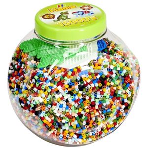 Midi Beads 15000 Pcs. Mix In Tub Hama Patterned MULTI ONE SIZE