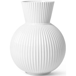 Lyngby Tura Vase Lyngby Porcelæn White WHITE H20CM